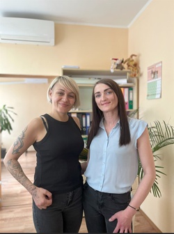 Керівник проекту та соціальна працівниця