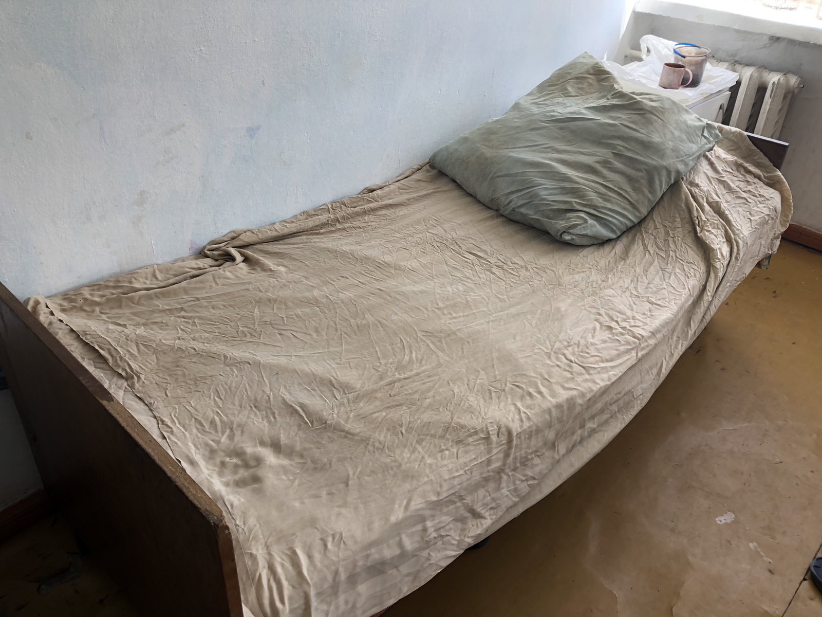 condition of linen before the project